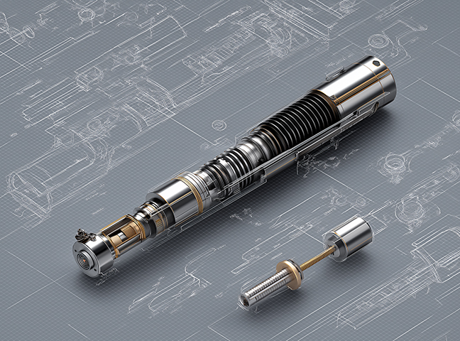 Refurbished and re-machined precision parts set